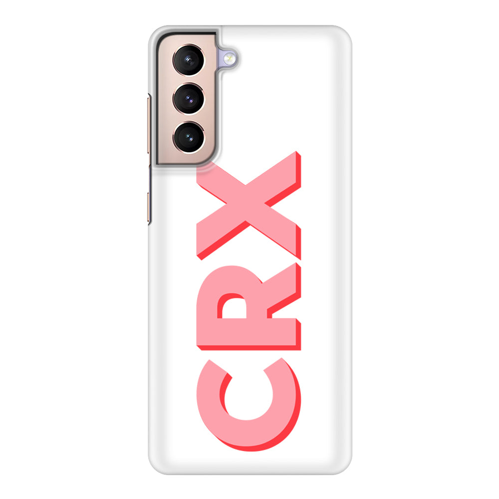 Samsung Galaxy S21 Plus / Snap Classic Personalized Monogram Initial 3D Shadow Text Phone Case - Samsung S Series - Stylizedd.com