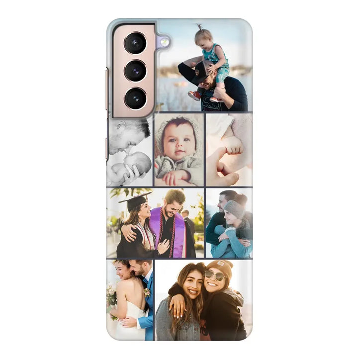 Samsung Galaxy S21 Plus / Snap Classic Personalised Photo Collage Grid Phone Case - Samsung S Series - Stylizedd.com