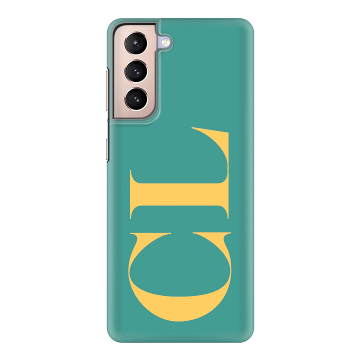 Samsung Galaxy S21 Plus / Snap Classic Personalized Monogram Large Initial 3D Shadow Text, Phone Case - Samsung S Series - Stylizedd.com