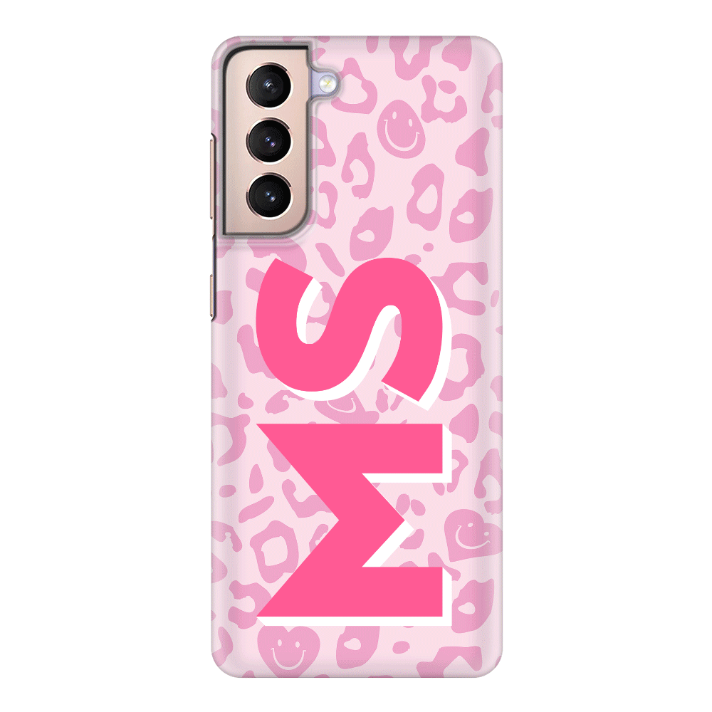 Samsung Galaxy S21 Plus / Snap Classic Custom Monogram Initial 3D Shadow Text Seamless Pattern, Phone Case - Samsung S Series - Stylizedd.com