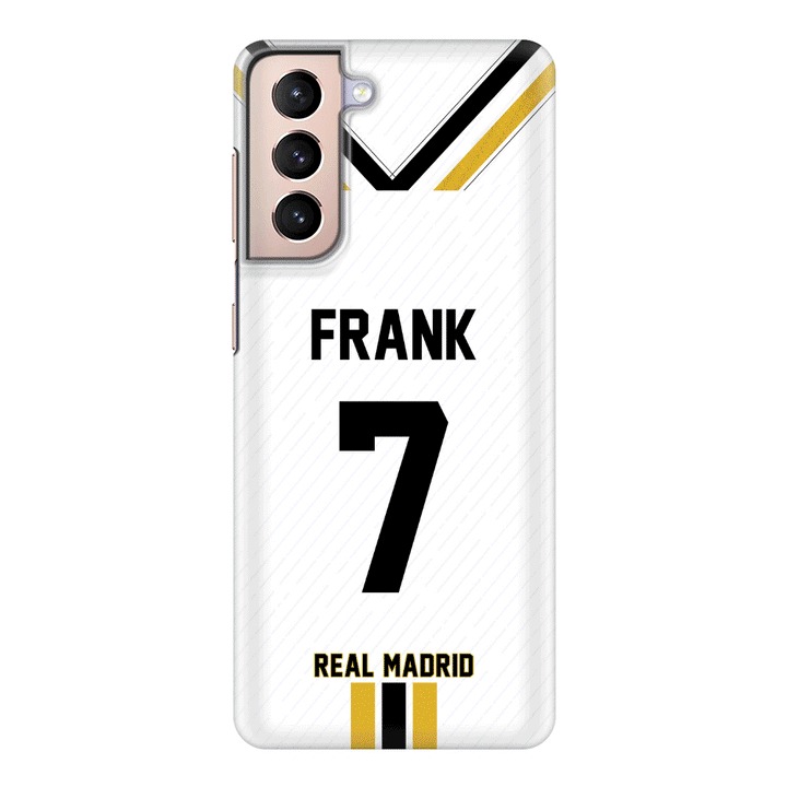 Samsung Galaxy S21 Ultra / Rugged Black Personalized Football Clubs Jersey Phone Case Custom Name & Number - Samsung S Series - Stylizedd.com