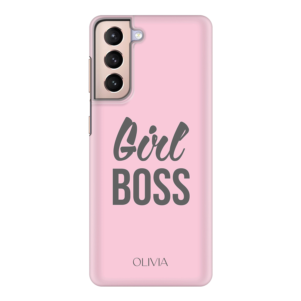 Samsung Galaxy S21 Plus / Snap Classic Personalized Name Girl Boss, Phone Case - Samsung S Series - Stylizedd.com