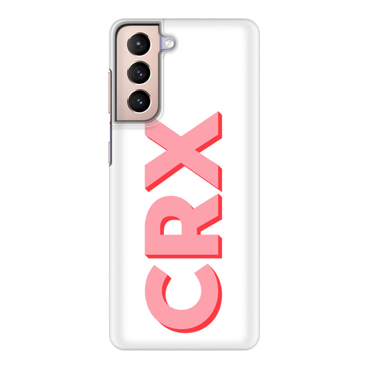 Samsung Galaxy S21 / Snap Classic Personalized Monogram Initial 3D Shadow Text Phone Case - Samsung S Series - Stylizedd.com