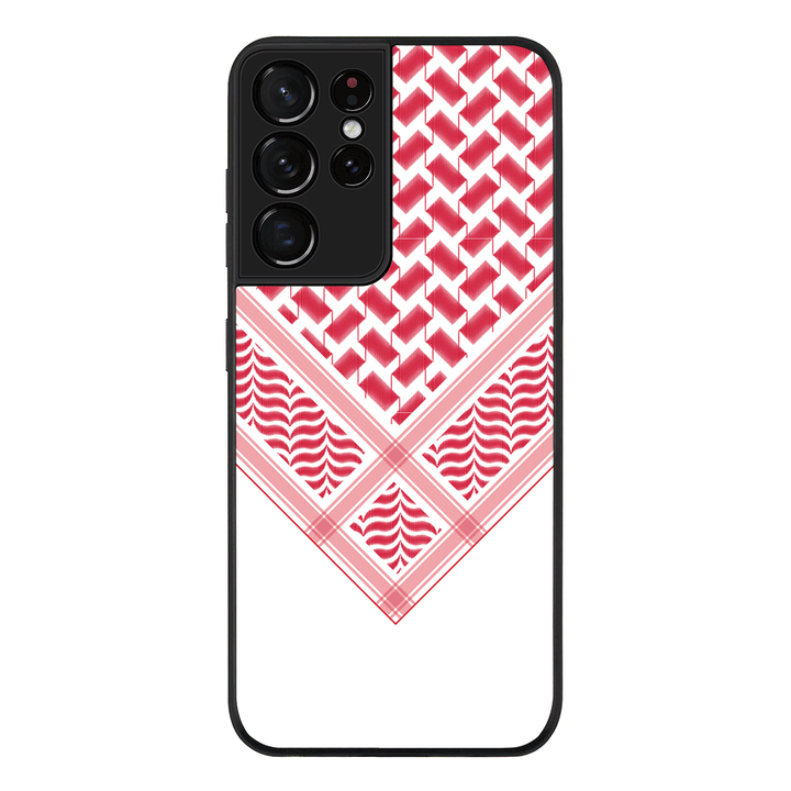 Samsung Galaxy S21 Ultra / Rugged Black Custom Arab Shemagh, Phone Case - Samsung S Series - Stylizedd.com