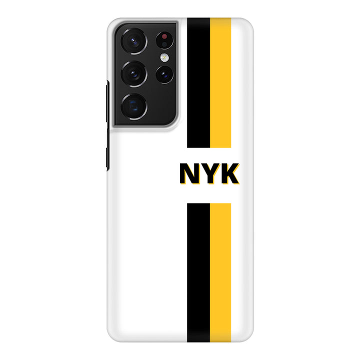 Samsung Galaxy S21 Ultra / Snap Classic Custom Striped Monogram Phone Case - Samsung S Series - Stylizedd.com