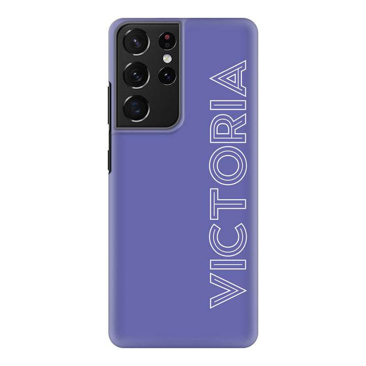 Samsung Galaxy S21 Ultra / Snap Classic Personalized Name, Custom Phone Case - Samsung S Series - Stylizedd.com