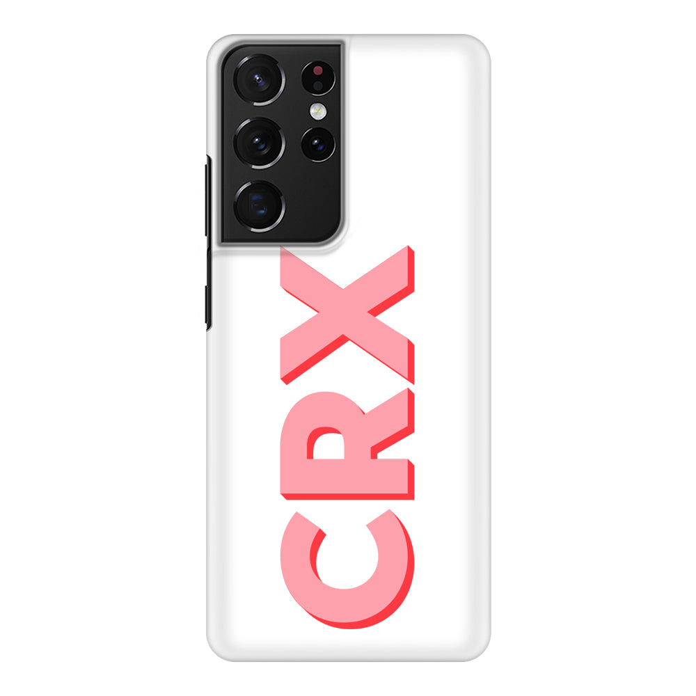 Samsung Galaxy S21 Ultra / Snap Classic Personalized Monogram Initial 3D Shadow Text Phone Case - Samsung S Series - Stylizedd.com