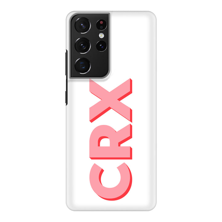 Samsung Galaxy S21 Ultra / Snap Classic Personalized Monogram Initial 3D Shadow Text Phone Case - Samsung S Series - Stylizedd.com