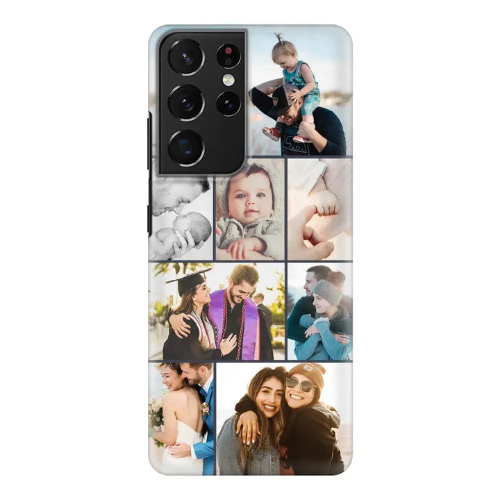 Samsung Galaxy S21 Ultra / Snap Classic Personalised Photo Collage Grid Phone Case - Samsung S Series - Stylizedd.com