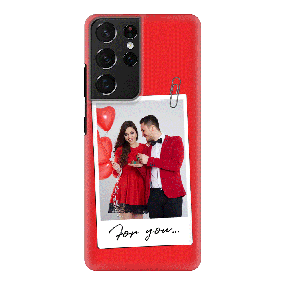 Samsung Galaxy S21 Ultra / Snap Classic Personalized Polaroid Photo Valentine, Phone Case - Samsung S Series - Stylizedd.com