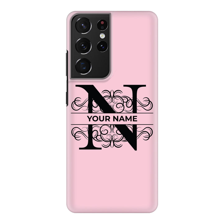 Samsung Galaxy S21 Ultra / Snap Classic Split Floral Initial Phone Case - Samsung S Series - Stylizedd.com