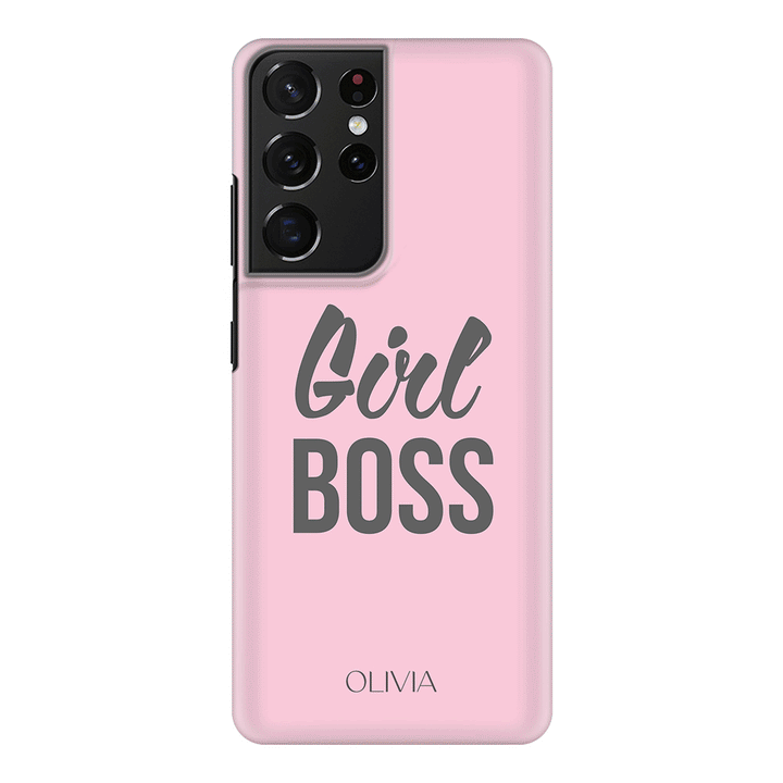 Samsung Galaxy S21 Ultra / Snap Classic Personalized Name Girl Boss, Phone Case - Samsung S Series - Stylizedd.com