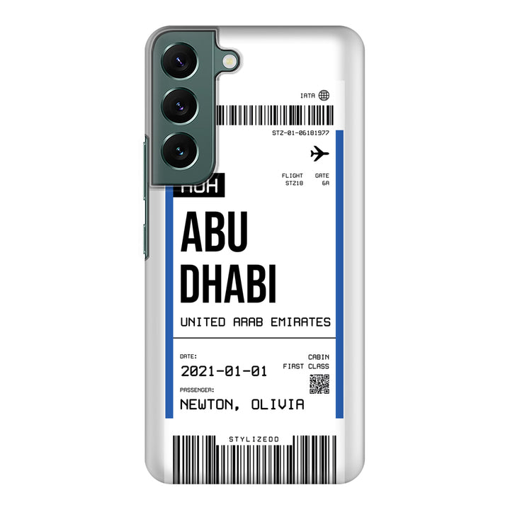 Samsung Galaxy S22 Plus / Snap Classic Custom Flight Boarding Pass Ticket Phone Case - Samsung S Series - Stylizedd.com
