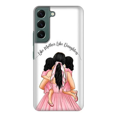 Samsung Galaxy S22 Plus / Snap Classic Mother 2 daughters Custom Clipart, Text Phone Case - Samsung S Series - Stylizedd.com