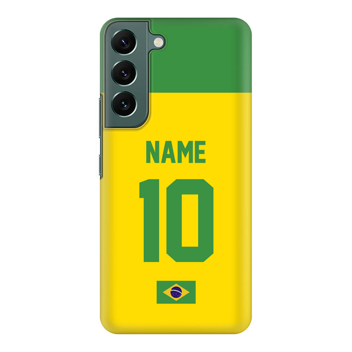 Samsung Galaxy S22 Plus / Snap Classic Personalized Football Jersey Phone Case Custom Name & Number - Samsung S Series - Stylizedd.com