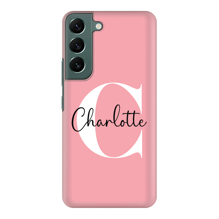 Samsung Galaxy S22 Plus / Snap Classic Custom Monogram Large Initial Name & Letter, Phone Case - Samsung S Series - Stylizedd.com