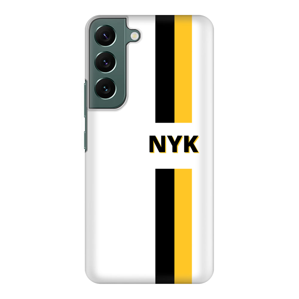 Samsung Galaxy S22 / Snap Classic Custom Striped Monogram Phone Case - Samsung S Series - Stylizedd.com