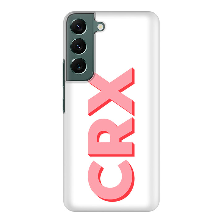 Samsung Galaxy S22 / Snap Classic Personalized Monogram Initial 3D Shadow Text Phone Case - Samsung S Series - Stylizedd.com