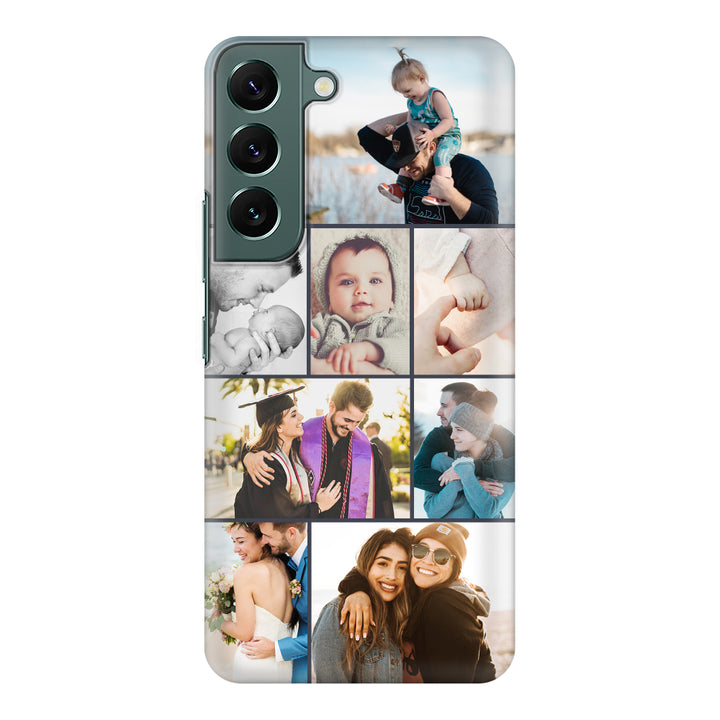 Samsung Galaxy S22 / Snap Classic Personalised Photo Collage Grid Phone Case - Samsung S Series - Stylizedd.com