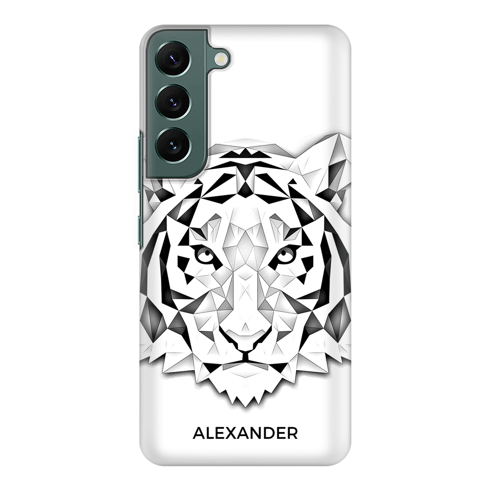 Samsung Galaxy S22 / Snap Classic Personalized Text Low Poly Art Design Animals, Phone Case - Samsung S Series - Stylizedd.com