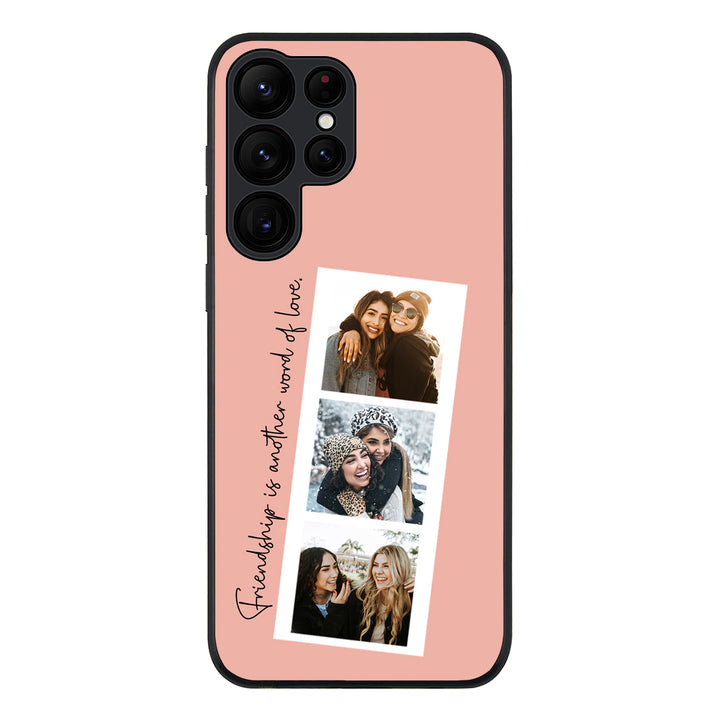 Samsung Galaxy S22 Ultra / Rugged Black Custom Photo Strip Polaroid Style, Phone Case - Samsung S Series - Stylizedd.com