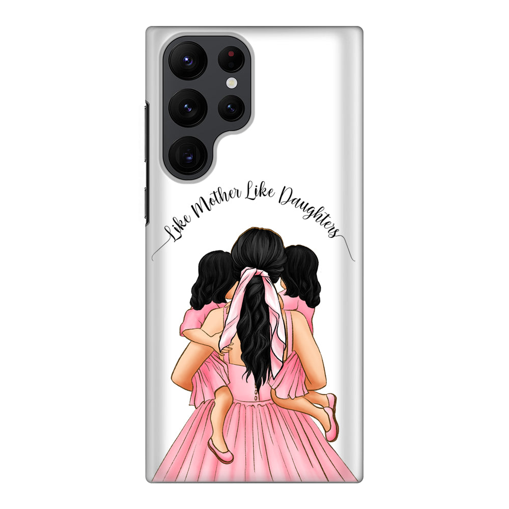 Samsung Galaxy S22 Ultra / Snap Classic Mother 2 daughters Custom Clipart, Text Phone Case - Samsung S Series - Stylizedd.com