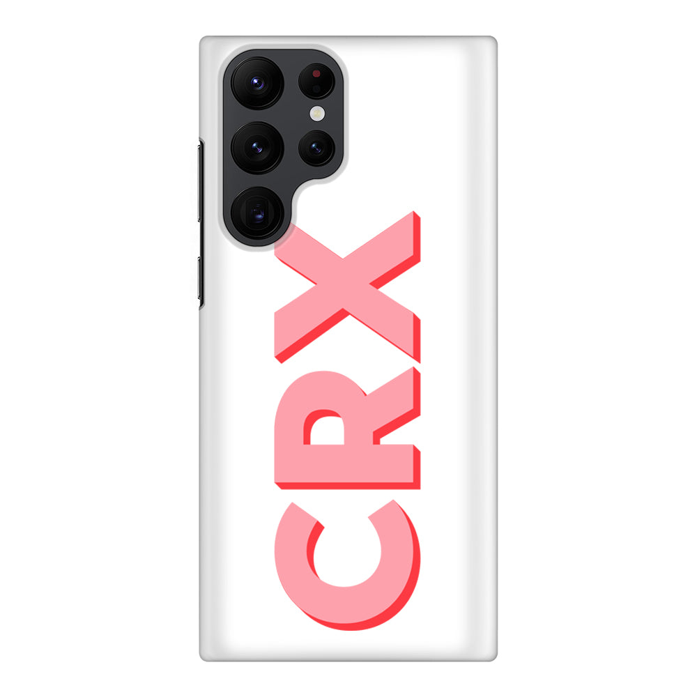 Samsung Galaxy S22 Ultra / Snap Classic Personalized Monogram Initial 3D Shadow Text Phone Case - Samsung S Series - Stylizedd.com