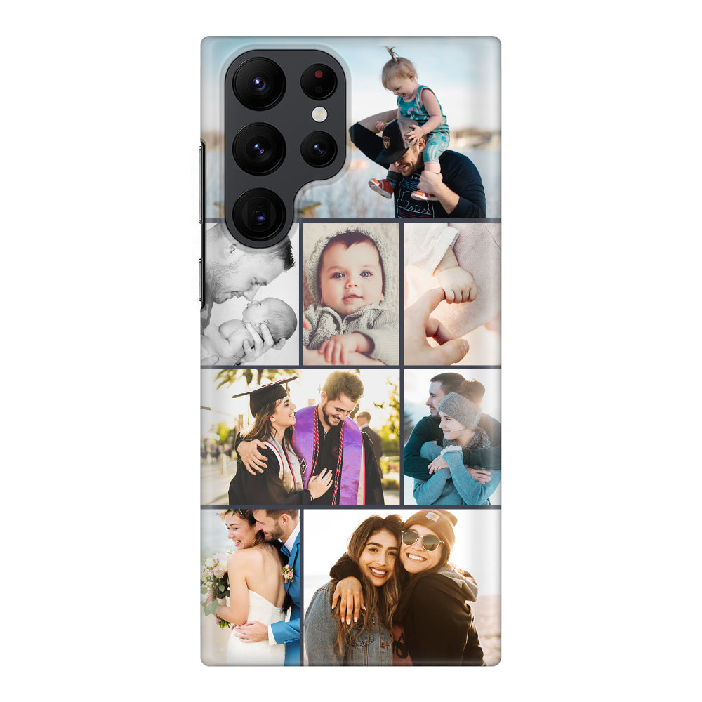 Samsung Galaxy S22 Ultra / Snap Classic Personalised Photo Collage Grid Phone Case - Samsung S Series - Stylizedd.com