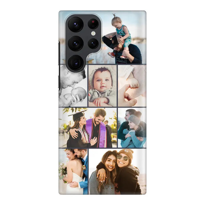 Samsung Galaxy S22 Ultra / Snap Classic Personalised Photo Collage Grid Phone Case - Samsung S Series - Stylizedd.com