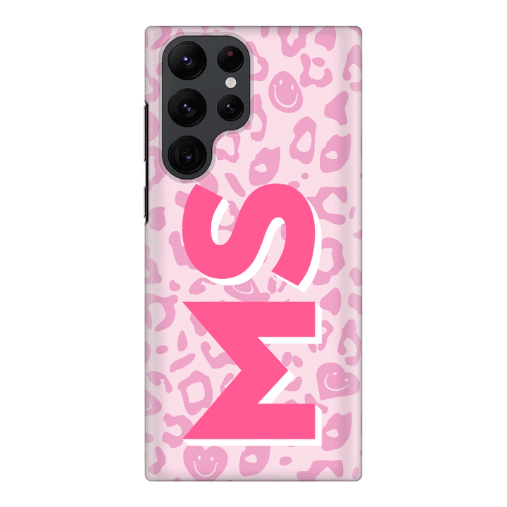 Samsung Galaxy S22 Ultra / Snap Classic Custom Monogram Initial 3D Shadow Text Seamless Pattern, Phone Case - Samsung S Series - Stylizedd.com