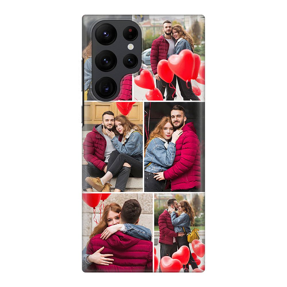 Samsung Galaxy S22 Ultra / Snap Classic Personalised Valentine Photo Collage Grid, Phone Case - Samsung S Series - Stylizedd.com