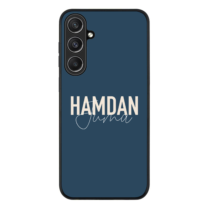 Samsung Galaxy S23 FE / Rugged Black Personalized Name Horizontal, Phone Case - Samsung S Series - Stylizedd.com