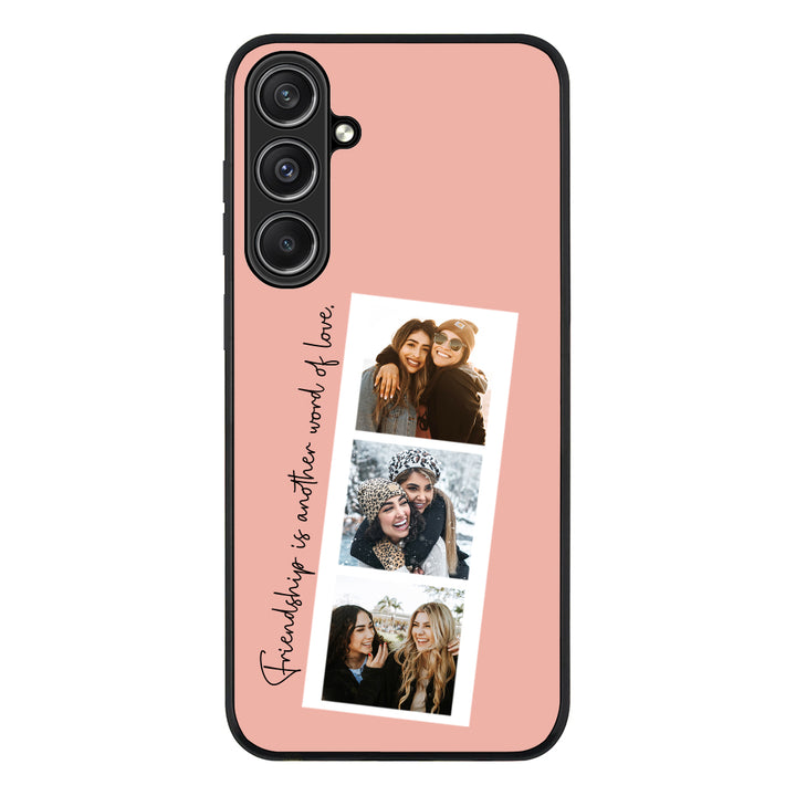 Samsung Galaxy S23 FE / Rugged Black Custom Photo Strip Polaroid Style, Phone Case - Samsung S Series - Stylizedd.com