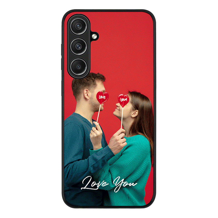 Samsung Galaxy S23 FE / Rugged Black Custom Photo Valentine, Phone Case - Samsung S Series - Stylizedd.com
