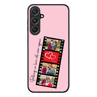 Samsung Galaxy S23 FE / Rugged Black Custom Valentine Photo Film Strips, Phone Case - Samsung S Series - Stylizedd.com