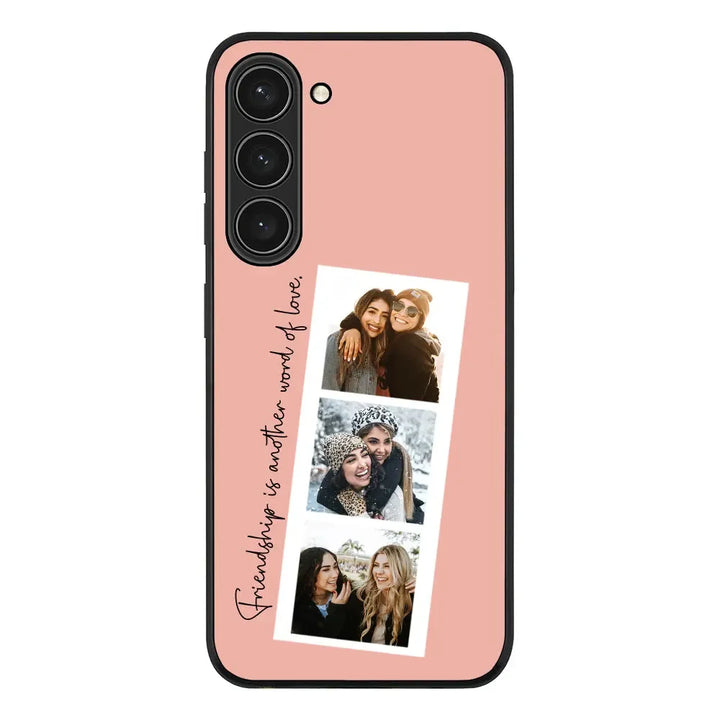 Samsung Galaxy S23 Plus / Rugged Black Phone Case Custom Photo Strip Polaroid Style, Phone Case - Samsung S Series - Stylizedd