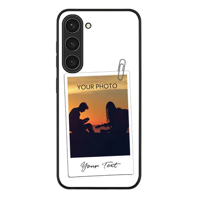 Samsung Galaxy S23 Plus / Rugged Black Polaroid Photo Phone Case - Samsung S Series - Stylizedd.com