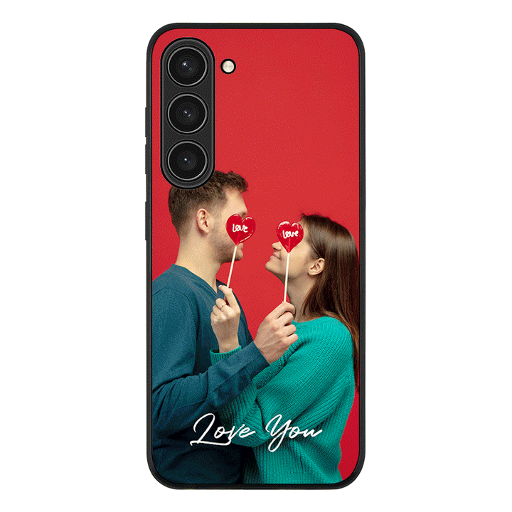 Samsung Galaxy S23 Plus / Rugged Black Custom Photo Valentine, Phone Case - Samsung S Series - Stylizedd.com