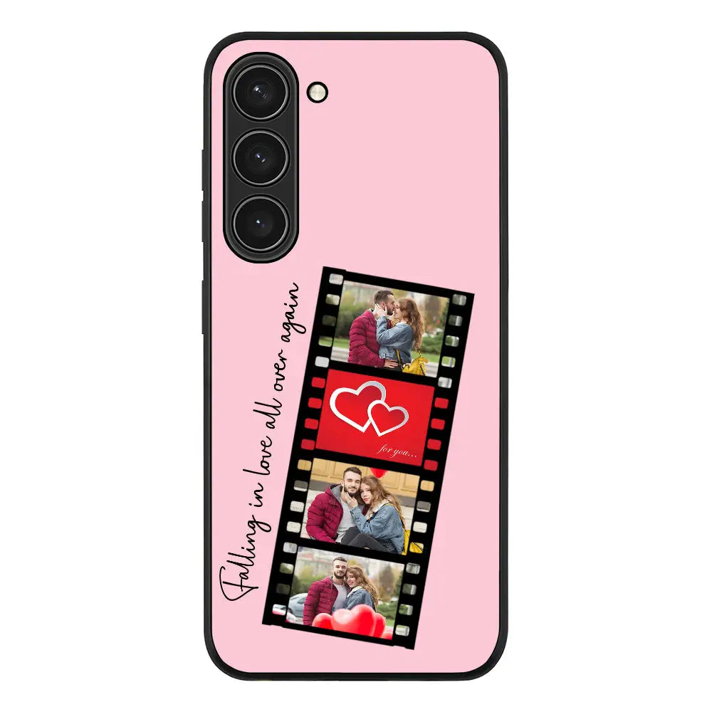 Samsung Galaxy S23 Plus / Rugged Black Custom Valentine Photo Film Strips, Phone Case - Samsung S Series - Stylizedd.com