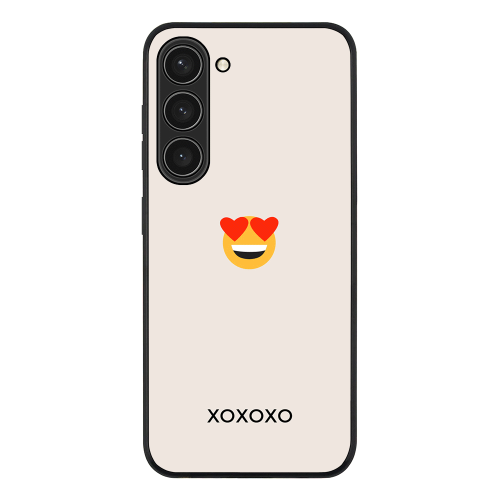 Samsung Galaxy S23 Plus / Rugged Black Custom Text Emojis Emoticons, Phone Case - Samsung S Series - Stylizedd.com