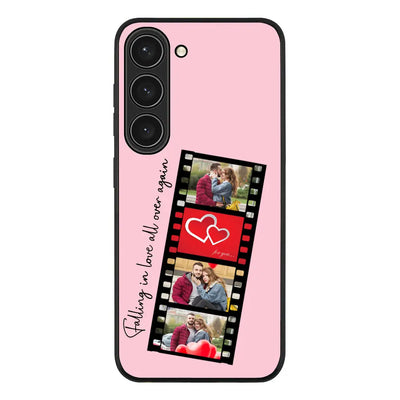 Samsung Galaxy S23 / Rugged Black Custom Valentine Photo Film Strips, Phone Case - Samsung S Series - Stylizedd.com