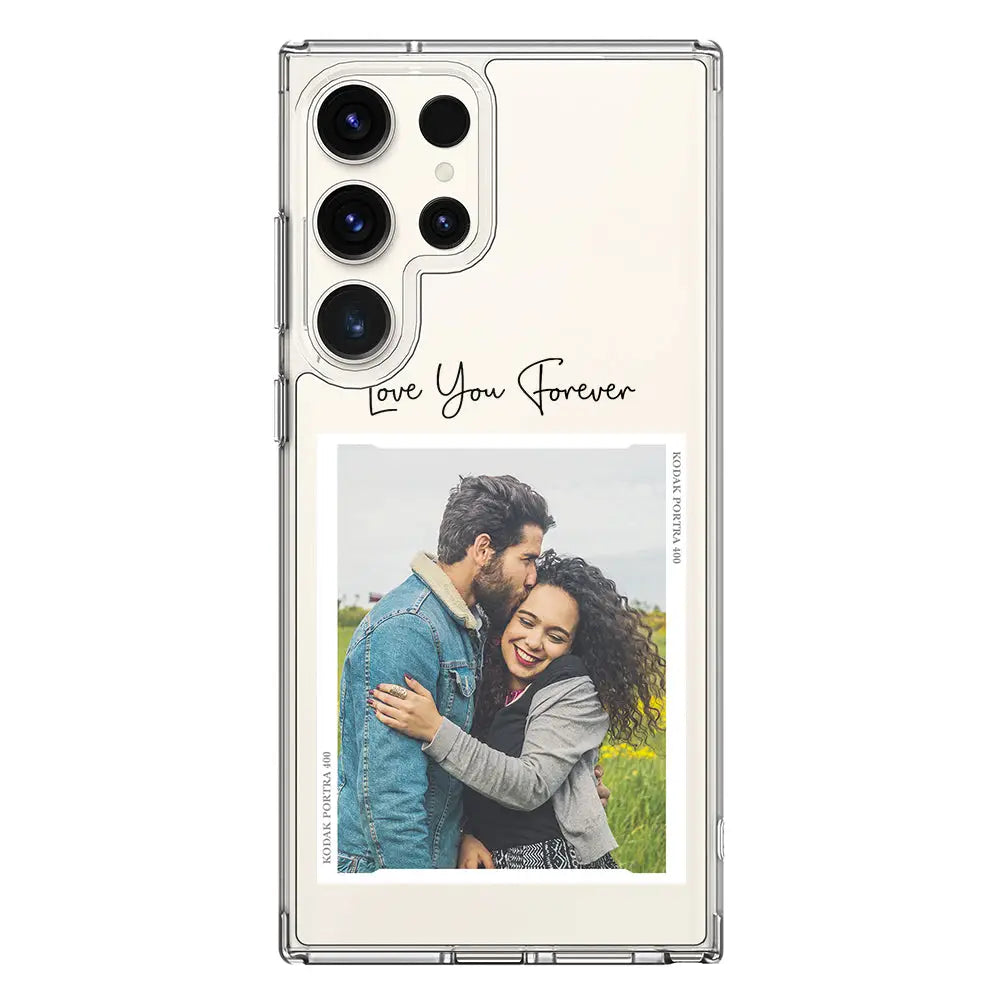 Custom Memory Photo Phone Case - Samsung S Series - Galaxy S24 Ultra / Clear Classic - Stylizedd