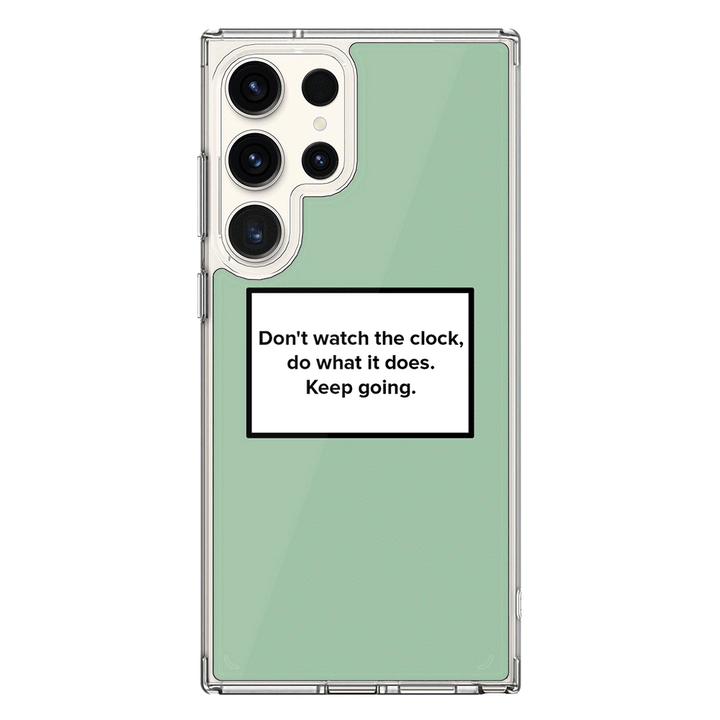 Samsung Galaxy S25 Ultra / Clear Classic Custom Quote Text Box, Phone case - Samsung S Series - Stylizedd.com