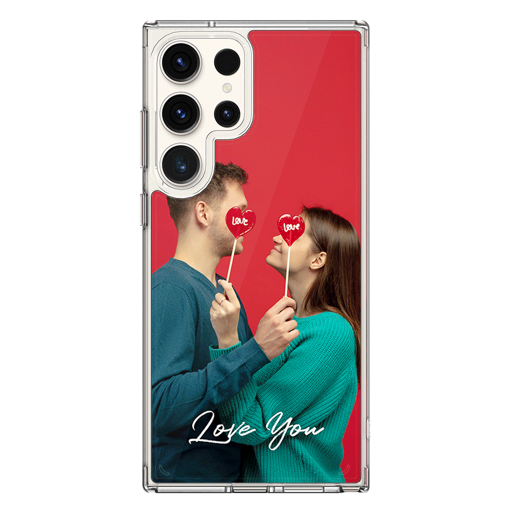 Samsung Galaxy S25 Ultra / Clear Classic Custom Photo Valentine, Phone Case - Samsung S Series - Stylizedd.com