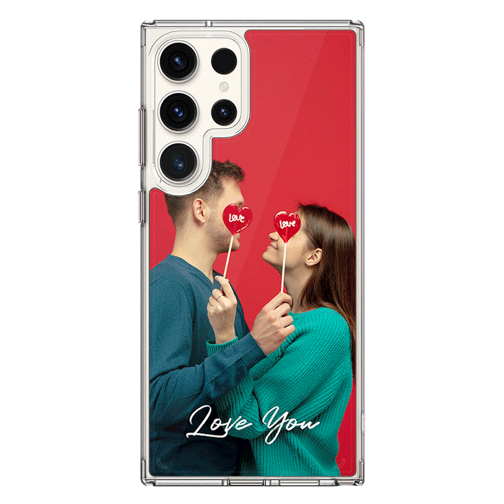 Samsung Galaxy S23 Ultra / Clear Classic Custom Photo Valentine, Phone Case - Samsung S Series - Stylizedd.com
