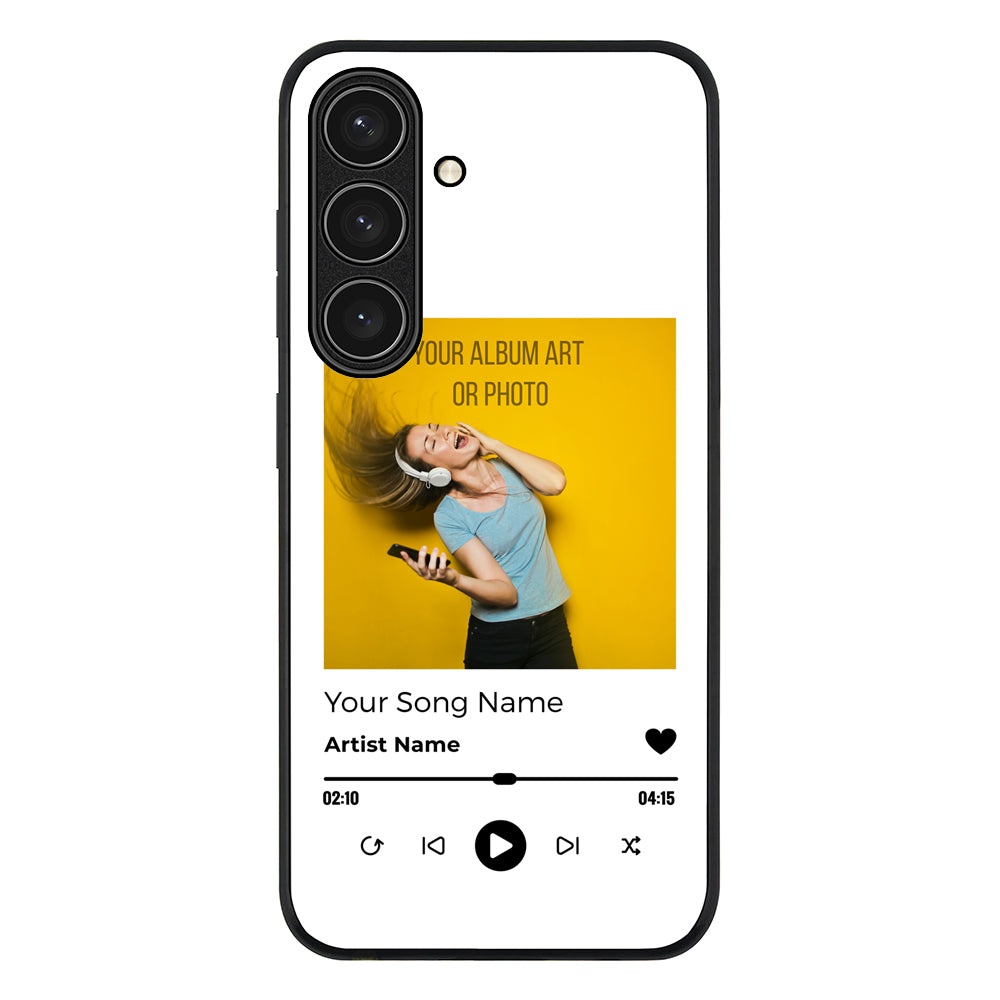 Samsung Galaxy S24 FE / Rugged Black Custom Album Art Phone Case - Samsung S Series - Stylizedd.com