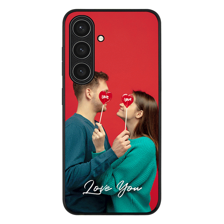 Samsung Galaxy S24 FE / Rugged Black Custom Photo Valentine, Phone Case - Samsung S Series - Stylizedd.com