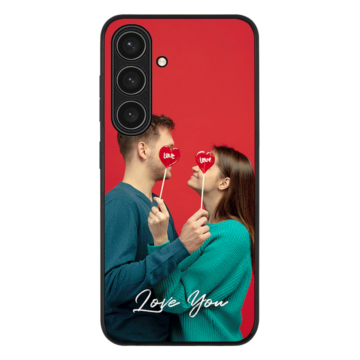 Samsung Galaxy S24 FE / Rugged Black Custom Photo Valentine, Phone Case - Samsung S Series - Stylizedd.com