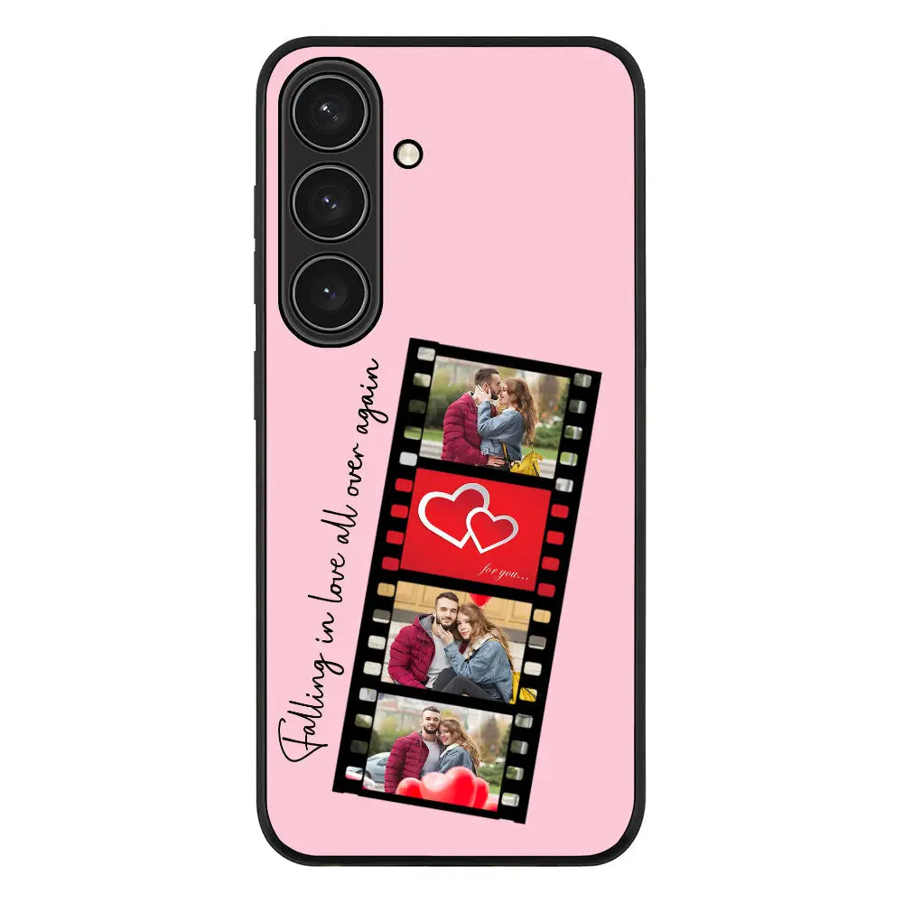 Samsung Galaxy S24 / Rugged Black Custom Valentine Photo Film Strips, Phone Case - Samsung S Series - Stylizedd.com
