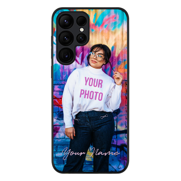 Samsung Galaxy S24 Ultra / Rugged Black Custom Photo, My Style Phone Case - Samsung S Series - Stylizedd.com